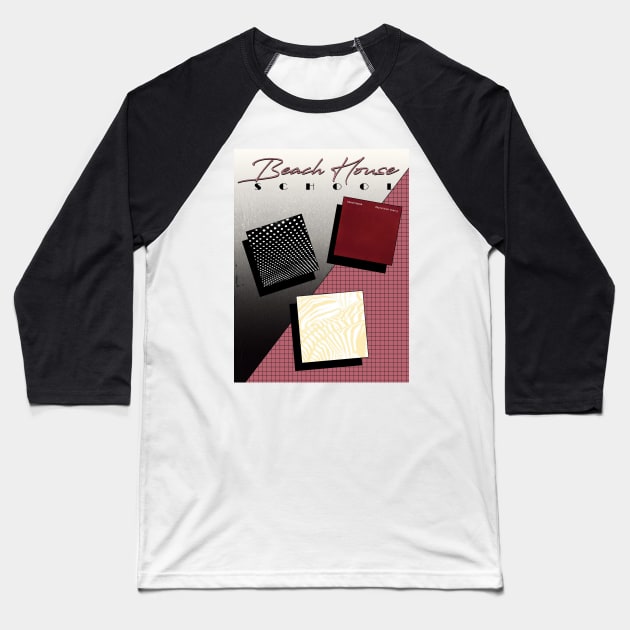 Beach House // Aesthetic albums Baseball T-Shirt by HectorVSAchille